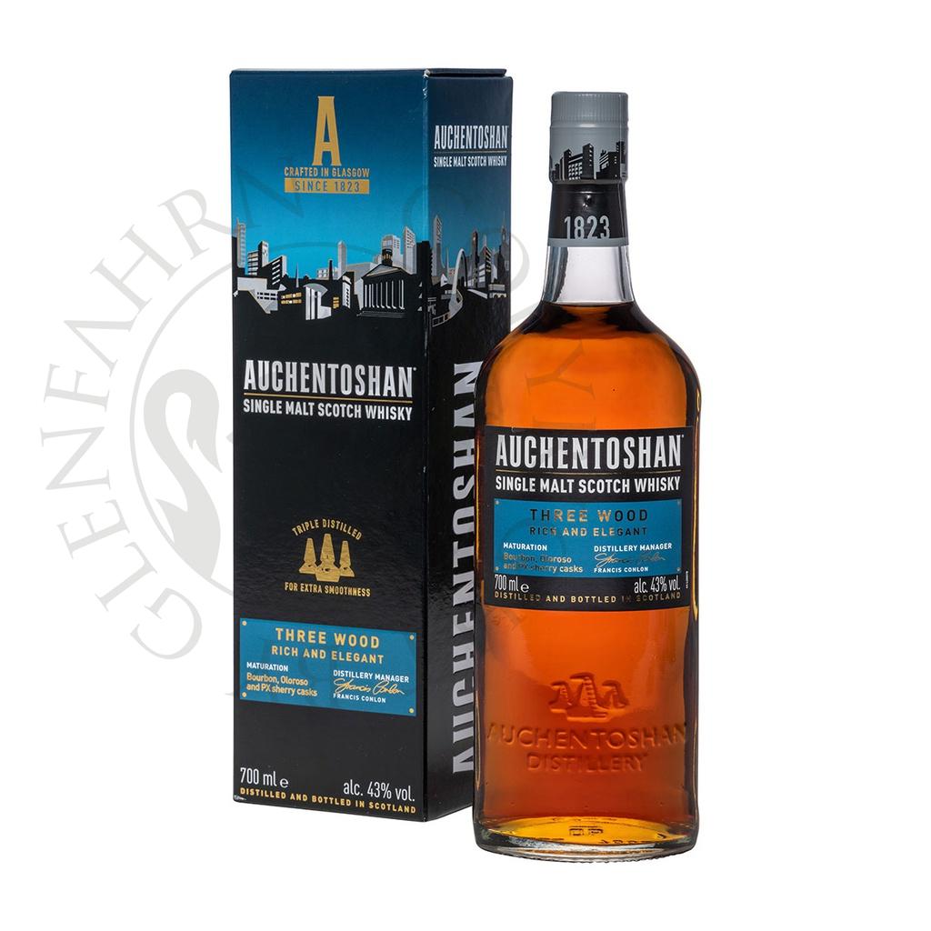 Auchentoshan Three Wood Single Malt Scotch Whisky 70cl