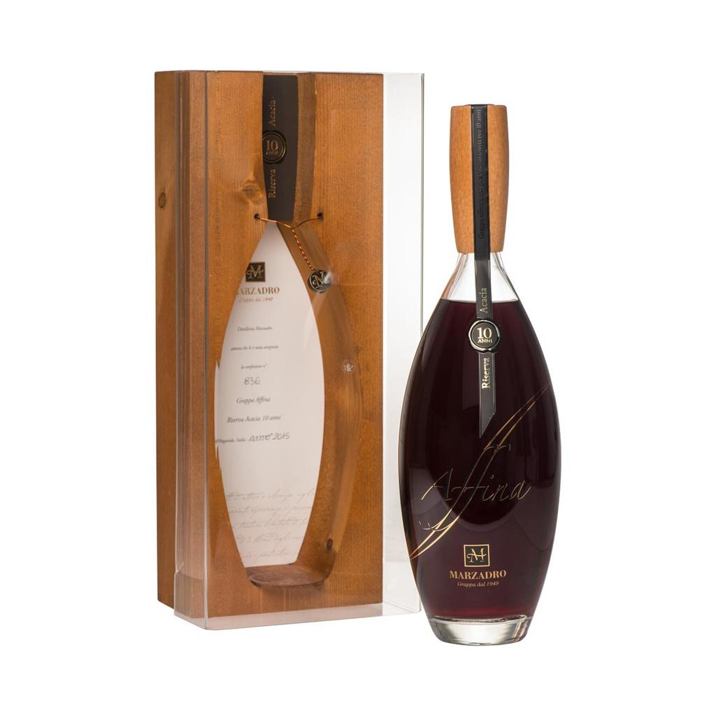 Marzadro Affina 10 anni Riserva Acacia Grappa Riserva 100cl