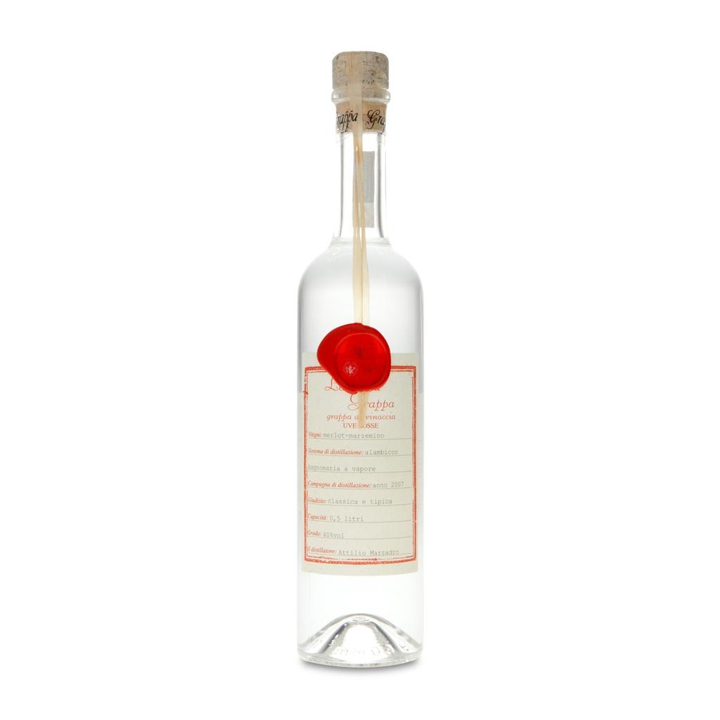 Marzadro La Mia Uve Rosse Grappa Giovane 50cl