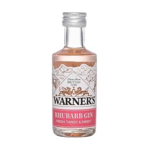 [gin051-005] Warner's Rhubarb Gin Miniature 5cl