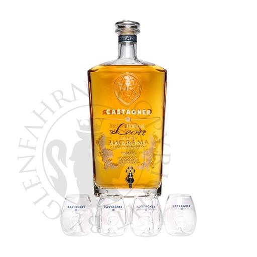 [gra381-300] Castagner Fuoriclasse Leon Amarone Barrique Doppelmagnum Grappa Riserva di Amarone 300cl