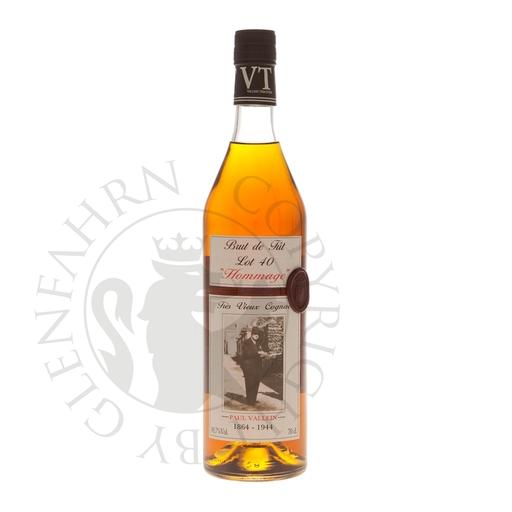 [cog318] Vallein-Tercinier Lot 40 Hommage Cask#82 Brut de Fut Tres Vieux Cognac Bons Bois 70cl