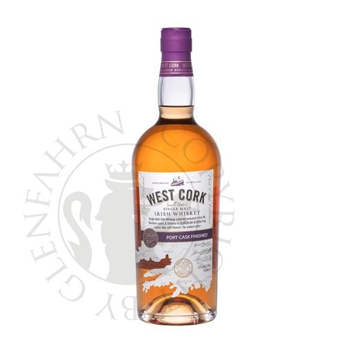 [wec019] West Cork Port Cask Finished Small Batch Single Malt Irish Whiskey 70cl