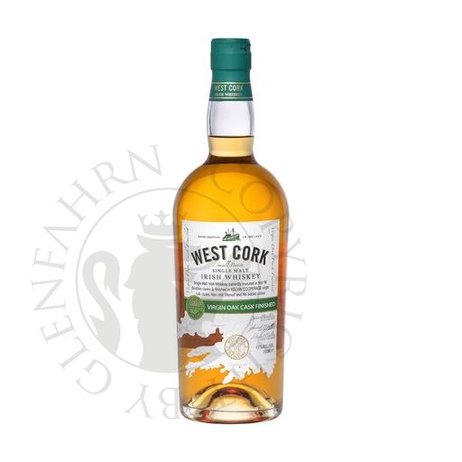 [wec020] West Cork Virgin Oak Cask Finished Small Batch Single Malt Irish Whiskey 70cl