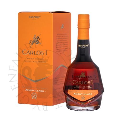 [bra032] Carlos I Amontillado Brandy Solera Gran Reserva 70cl