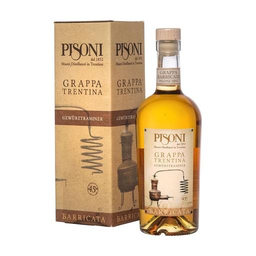 [gra493] Pisoni Grappa Barricata Gewürztraminer 70cl