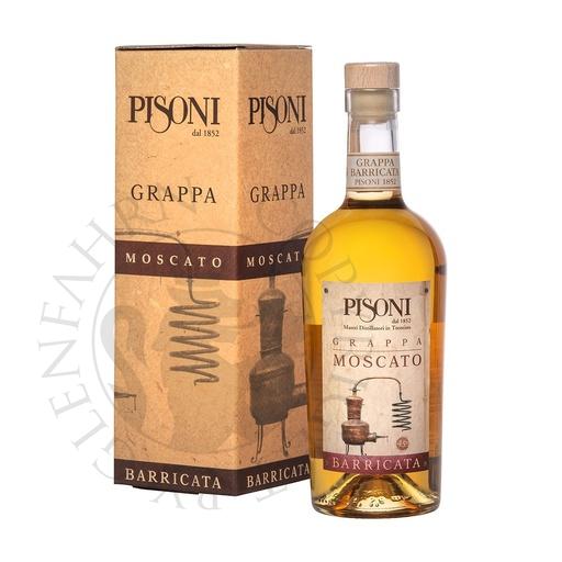 [gra494] Pisoni Grappa Barricata Moscato 70cl
