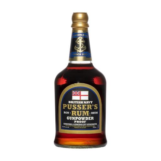 [rum458] Pusser's Gunpowder Proof British Navy Rum 70cl