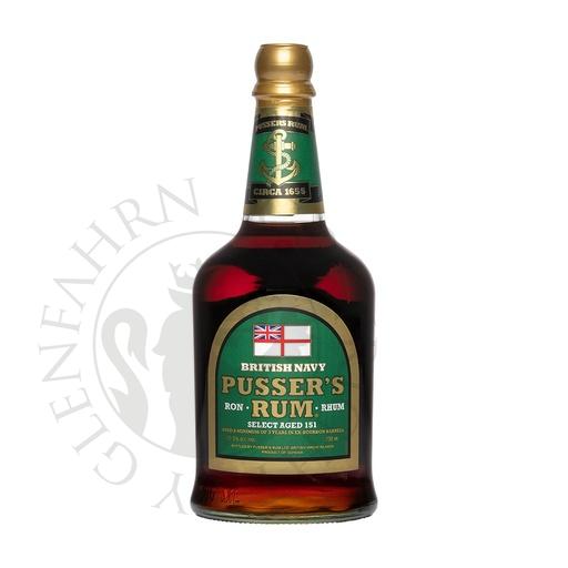 [rum989] Pusser's Select Aged 151 British Navy Rum 70cl