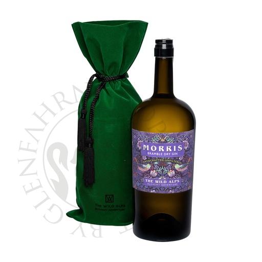 [alp003-150a] Morris Bramble Dry Gin Magnum in Velvet Sachet The Wild Alps 150cl