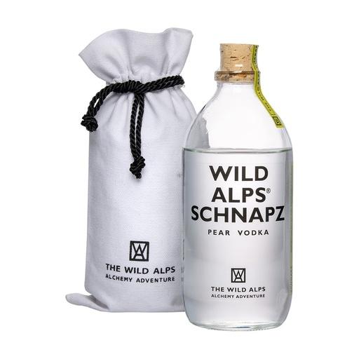 [alp301a] Wild Alps Schnapz Pear Vodka in Canvas Sachet 50cl