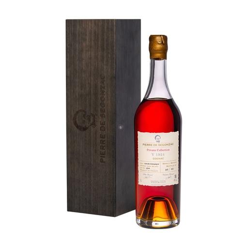 [cog375] Pierre de Segonzac V 1924 Private Collection 1er Cru Cognac Grande Champagne 70cl