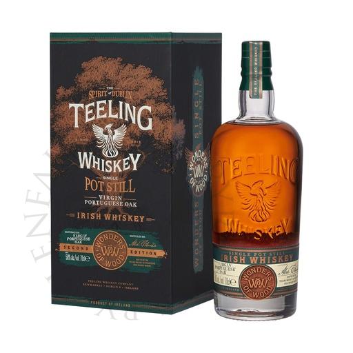 [twc082-d20] Teeling Wonders of Wood Second Edition Portuguese Virgin Oak Single Pot Still Irish Whiskey 20cl DEGU