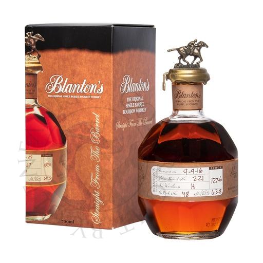 [blt005-B2016-09-R] Blanton's Straight from the Barrel #221 bot.2016 Kentucky Straight Bourbon Whiskey 70cl