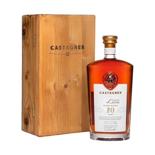 [gra500] Castagner Fuoriclasse Leon 20 anni Barrique Grappa Riserva 70cl