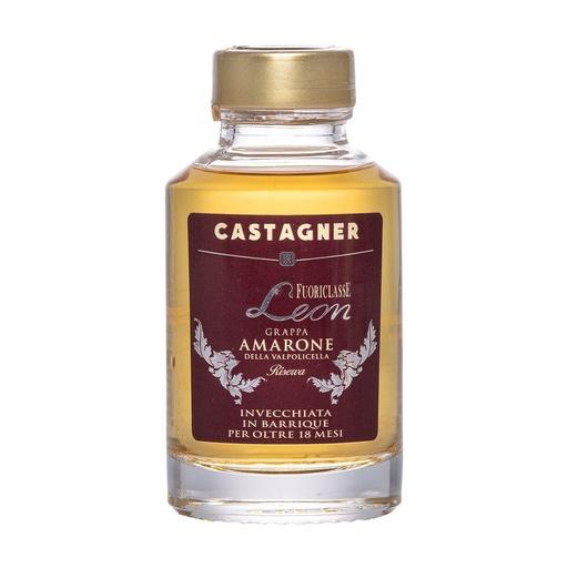 [gra381-010] Castagner Fuoriclasse Leon Amarone Barrique Miniature Grappa Riserva di Amarone 10cl
