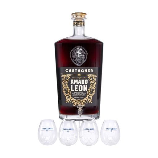 [lik113-300] Castagner Amaro Leon Kräuterbitter Doppelmagnum 300cl