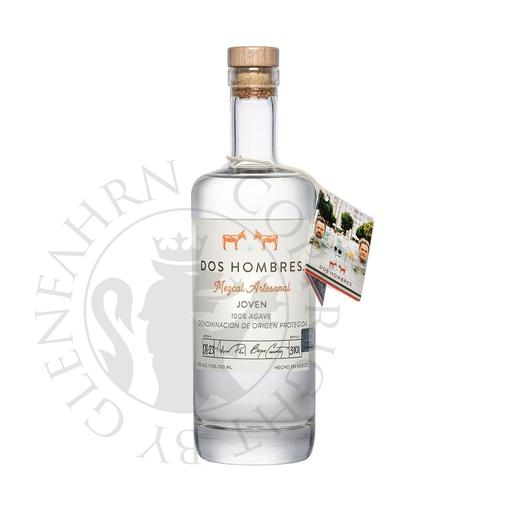 [mez006-d20] Dos Hombres Mezcal Artesanal Joven Espadin 20cl DEGU