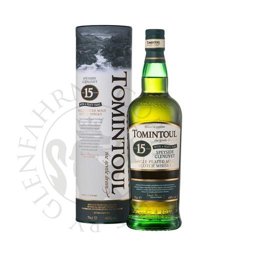 [toi030-d20] Tomintoul 15y with a Peaty Tang Single Malt Scotch Whisky 20cl DEGU