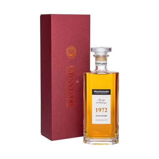 [gra515] Montanaro 1972 Acquavite di Vino Alto Grado Brandy di Altri Tempi 70cl