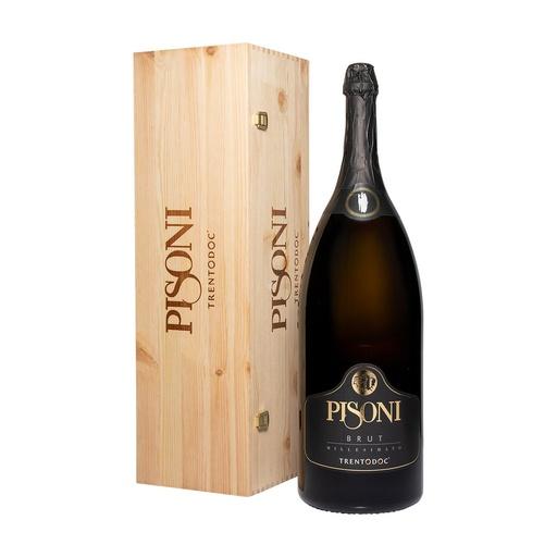 [cmp465-900] Pisoni Brut Salmanazar Millesimato Trento DOC 900cl