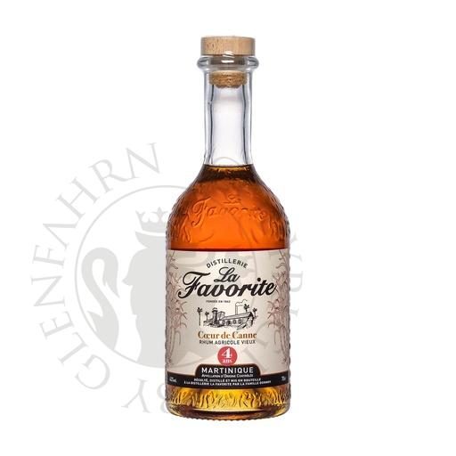 [rum969-d20] La Favorite Coeur de Canne 4 ans Rhum Agricole Vieux 20cl DEGU