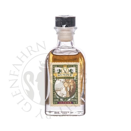 [gin364-004] V-Sinne Gin Elixier Miniature Schwarzwald Gin 4cl