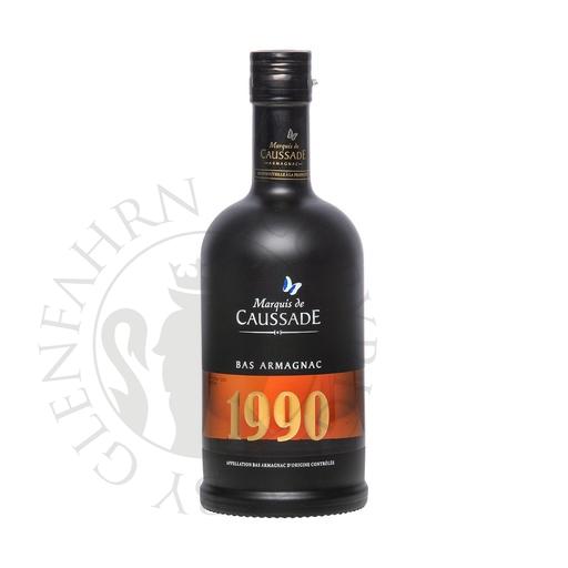 [arm252-d20] Marquis de Caussade 1990 Vintage Armagnac 20cl DEGU