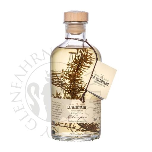 [gra476-d20] La Valdotaine Papa Marcel Grappa Ginepro 20cl DEGU