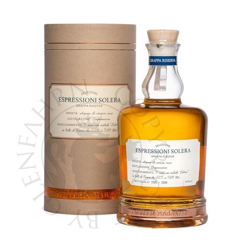 [gra272-d20] Marzadro Espressioni Solera Grappa Grappa Riserva 20cl DEGU