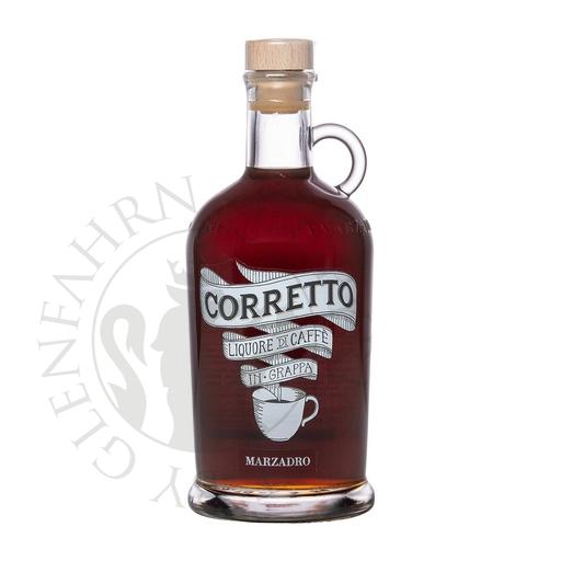 [lik103-d20] Marzadro Corretto Liquore di Caffe Kaffeelikör auf Grappa-Basis 20cl DEGU