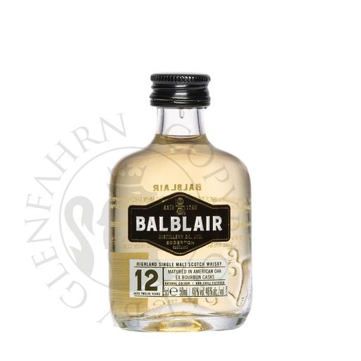 [bar040-005] Balblair 12y Miniature Single Malt Scotch Whisky 5cl