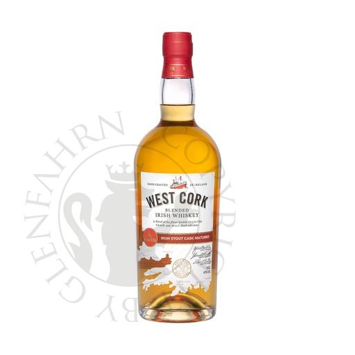 [wec017] West Cork Irish Stout Cask Matured Blended Irish Whiskey 70cl