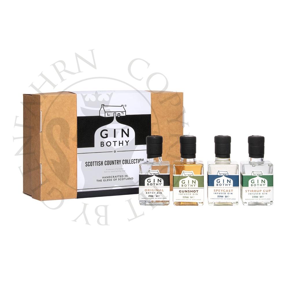 [gin384] Gin Bothy Country Collection Gin Box 4x5cl