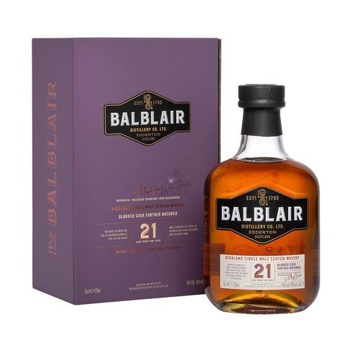 [bar045] Balblair 21y Highland Single Malt Scotch Whisky 70cl