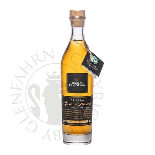 [gra266-d20] Francoli Riserva del Piemonte Grappa Riserva 20cl DEGU