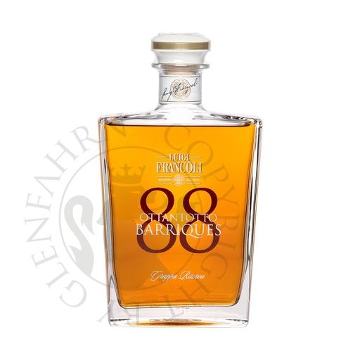 [gra353-d20] Luigi Francoli Ottantotto 88 Barriques Grappa Riserva Nebbiolo 20cl DEGU
