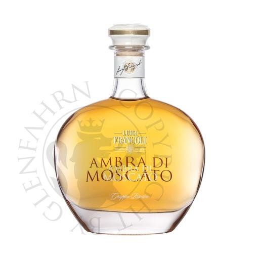 [gra354-d20] Luigi Francoli l'Ambra del Moscato Grappa Riserva 20cl DEGU