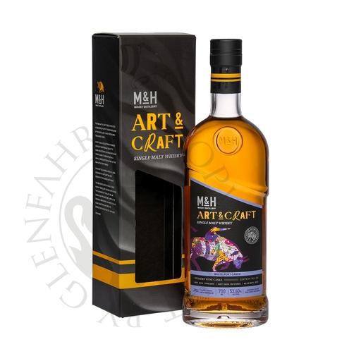 [mho012] M&H Art & Craft White Port Casks Single Malt Tel Avivian Whisky 70cl