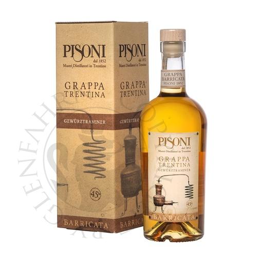 [gra493-d20] Pisoni Grappa Barricata Gewürztraminer 20cl DEGU