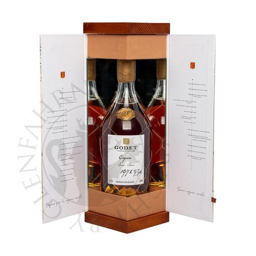 [cog408] Godet 1972 Fins Bois Cognac Millesime 70cl