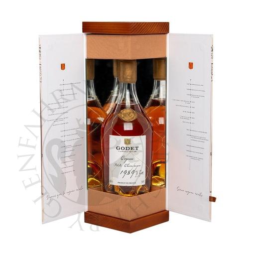 [cog410] Godet 1989 Petite Champagne Cognac Millesime 70cl