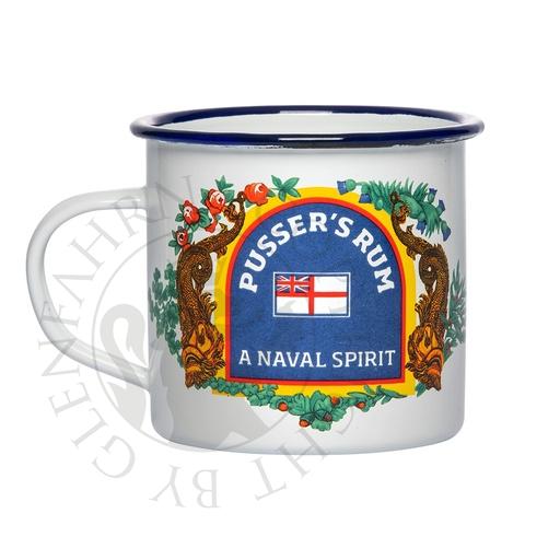 [acc815] Pusser's Rum Painkiller Mug Emaille Tasse