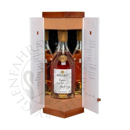 [cog407-d20] Godet 1969 Petite Champagne Cognac Millesime 20cl DEGU