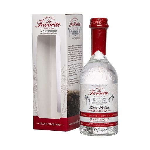 [rum0096] La Favorite Rivière Bel'air Canne Rouge 2020 Rhum Agricole Blanc 70cl