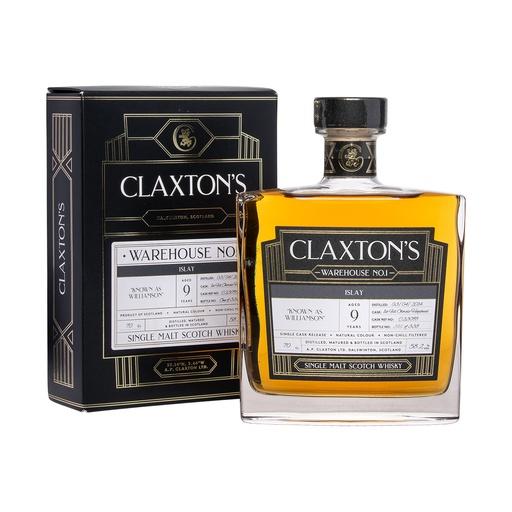 [cla104] Williamson 2014 9y Cask#C23098 Warehouse No.1 Claxton's Single Malt Scotch Whisky 70cl