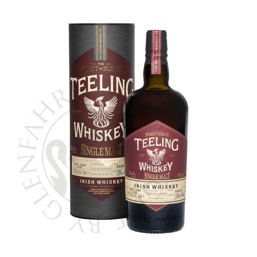 [twc099] Teeling 2017 7y Cask#68094 Ruby Port Cask Single Malt Irish Whiskey 70cl