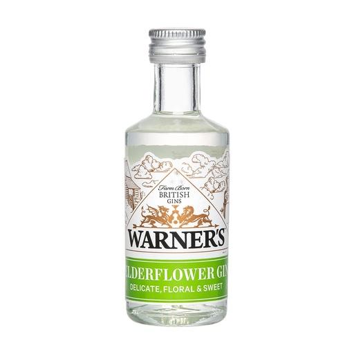 [gin048-005] Warner's Elderflower Gin Miniature 5cl