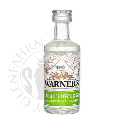 [gin048-005] Warner's Elderflower Gin Miniature 5cl