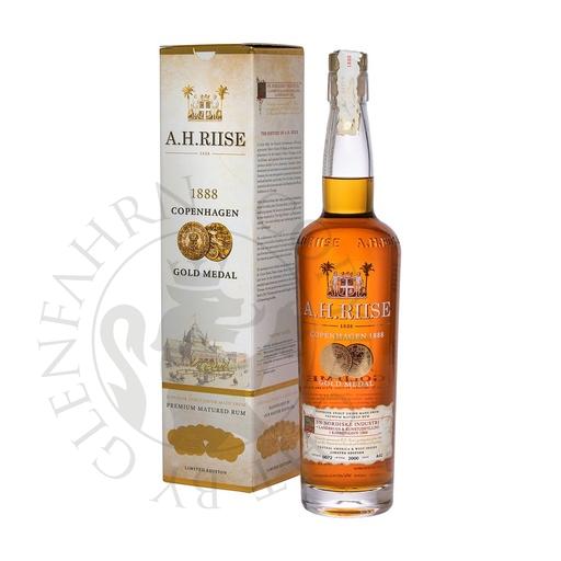 [rum333] A.H. Riise 1888 Copenhagen Gold Medal Rum Spirit Drink 70cl